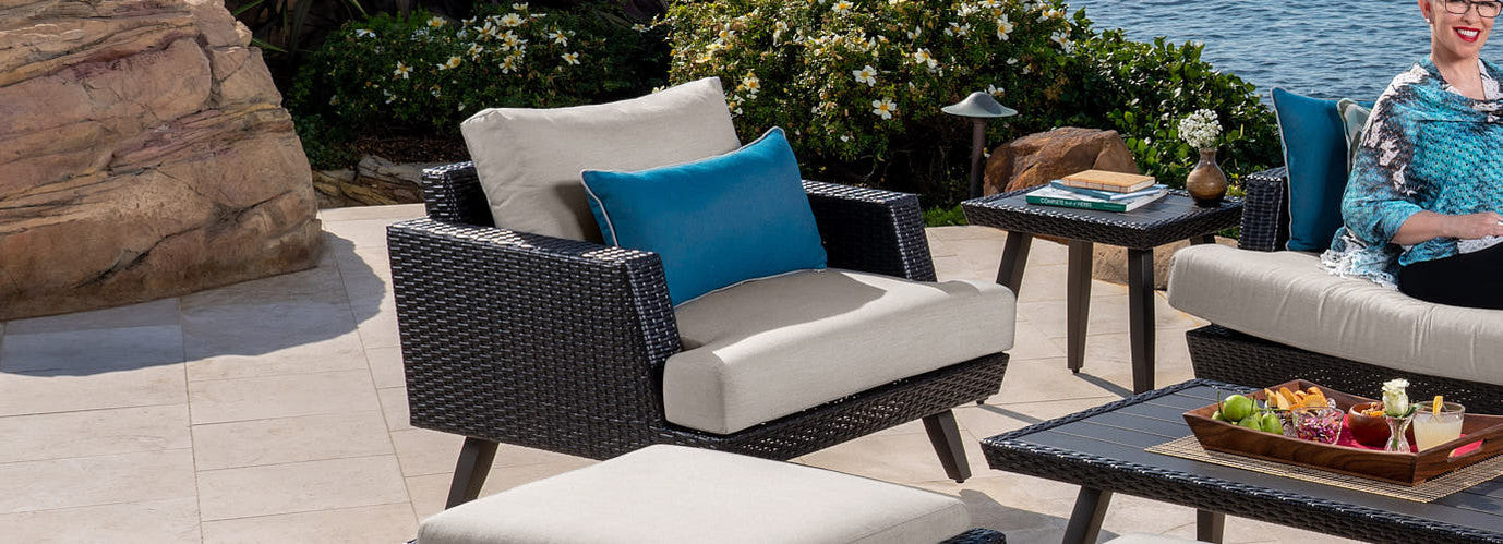RST Brands - Portofino® Casual Club Chair Back Cushion