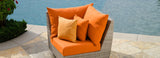 RST Brands - Modular Outdoor Corner Chair Base Cushion