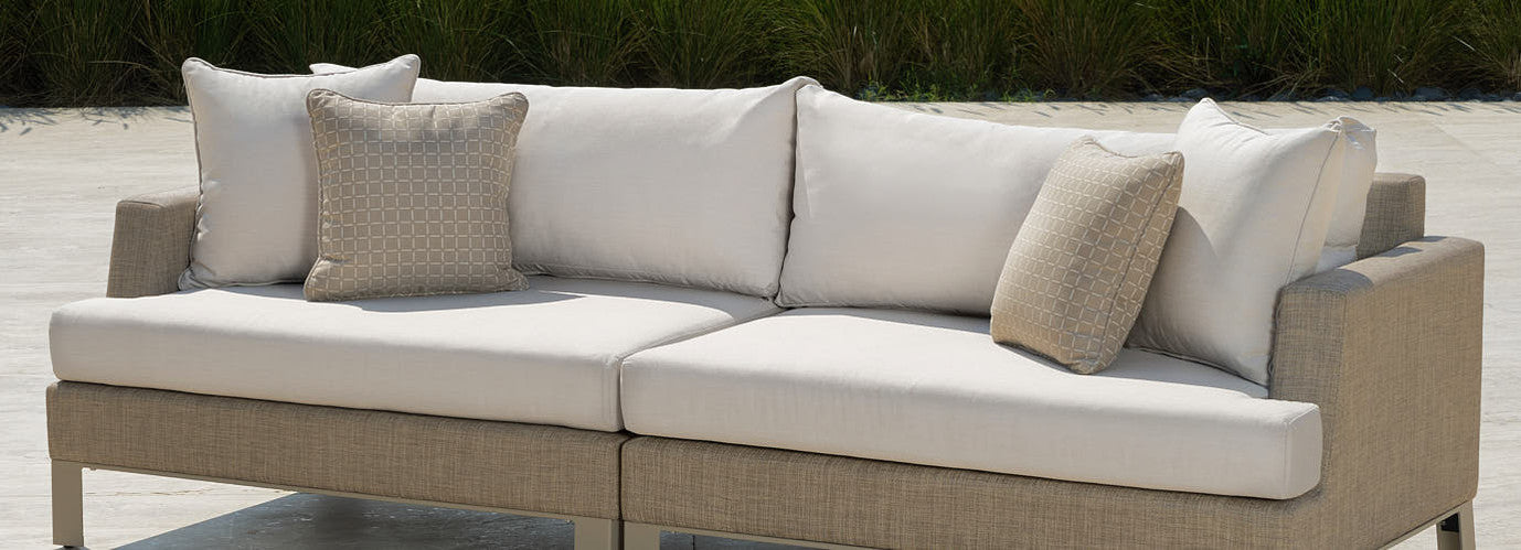 RST Brands - Portofino® Sling 96in Sofa Left Base Cushion