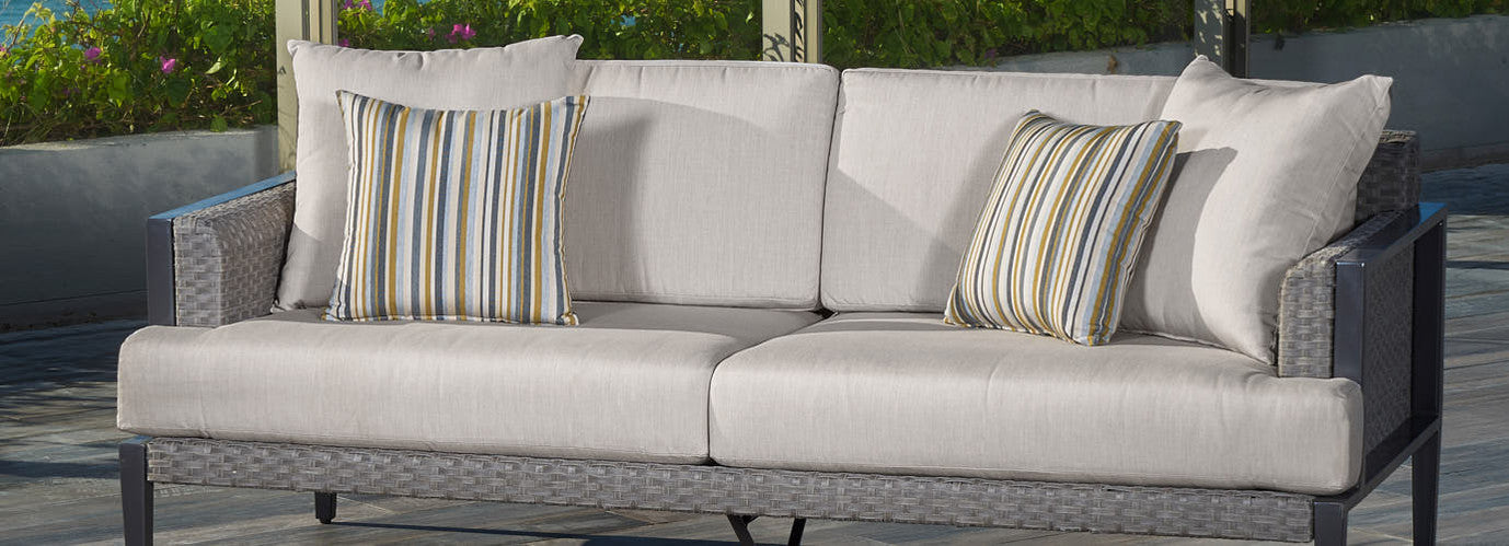 RST Brands - Vistano® 76in Sofa Left Base Cushion