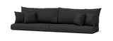 RST Brands - Modular Outdoor 96in Sofa Replacement Cushion Set