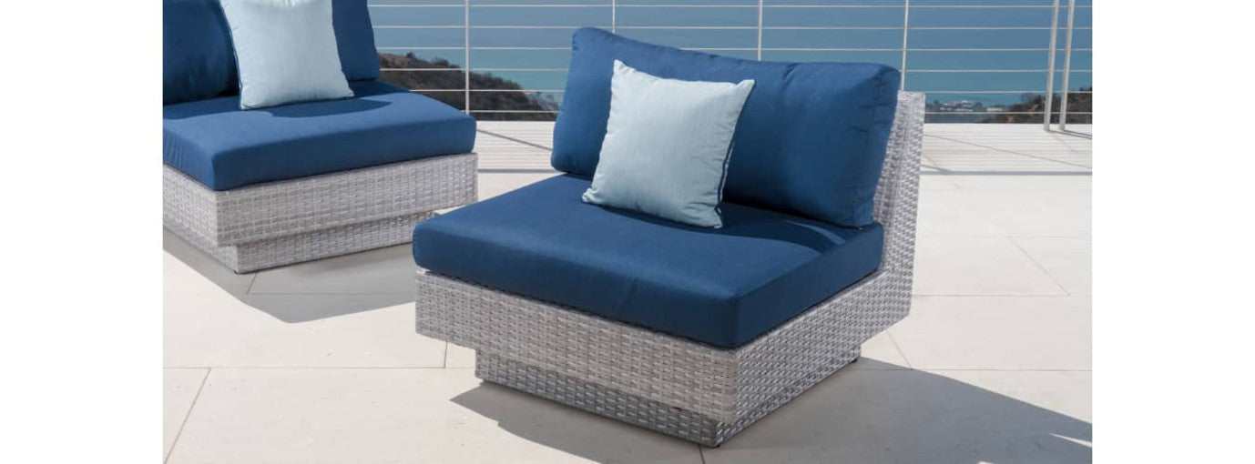 RST Brands - Portofino® Comfort Sunbrella® Outdoor Armless Chair | OP-PEAC1-PORIII
