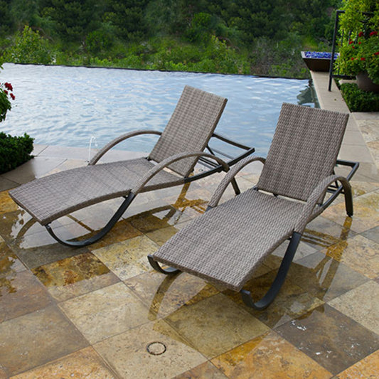RST Brand - Cannes™  Woven Chaise Lounge Set 2pk | OP-PEAL-CNS-2E-K