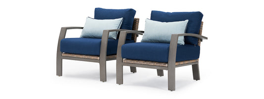 RST Brand - Portofino® Repose Set of 2 Sunbrella® Outdoor Club Chairs | OP-PECLB2-PORVII