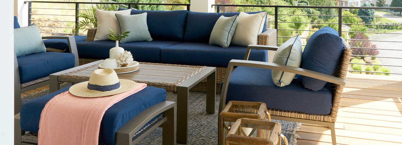 RST Brand - Portofino® Repose Set of 2 Sunbrella® Outdoor Club Chairs | OP-PECLB2-PORVII