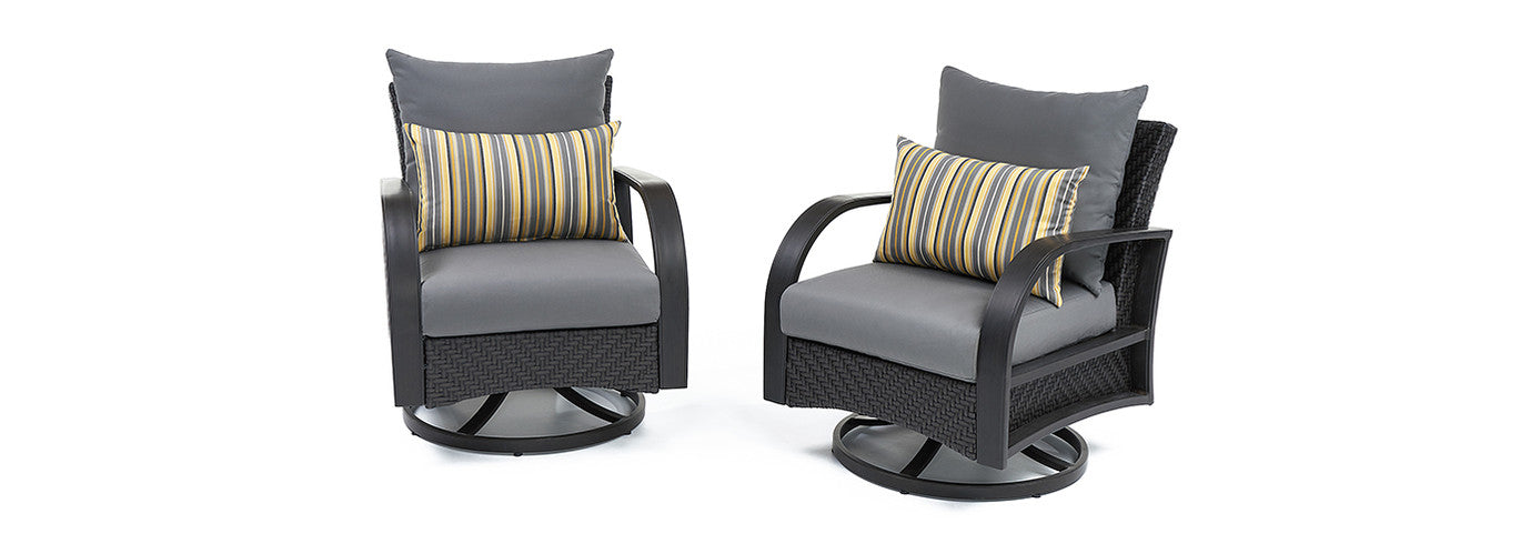 RST Brands - Barcelo™ Set of 2 Sunbrella® Outdoor Motion Club Chairs | OP-PECLB2M-BAR