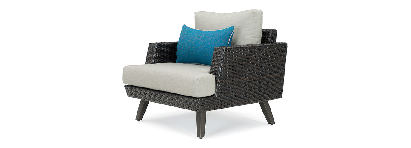 RST Brand - Portofino® Casual Sunbrella® Outdoor Club Chair & Side Table | OP-PECLB2T-PORV