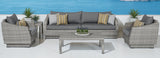 RST Brands - Cannes™ 6 Piece Sunbrella® Outdoor Sofa & Club Chair Set | OP-PECLB6-CNS