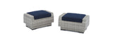 RST Brands - Cannes™ Set of 2 Sunbrella® Outdoor Club Ottomans | OP-PECLBOTTO-CNS