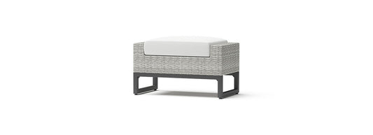 RST Brands - Milo™ Gray Set of 2 Sunbrella® Outdoor Ottomans | OP-PECLBOTTO2-MILO-G