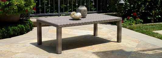 RST Brand - Cannes™ 26X46 Woven Coffee Table | OP-PECT2646-CNS