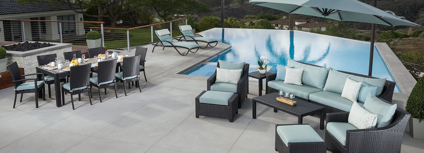 RST Brands - Deco™ 20 Piece Sunbrella® Outdoor Estate Set | OP-PEEC20