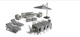 RST Brands - Cannes™ 20 Piece Sunbrella® Outdoor Estate Set