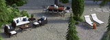 RST Brands - Milo™ Espresso 18 Piece Sunbrella® Outdoor Estate Set