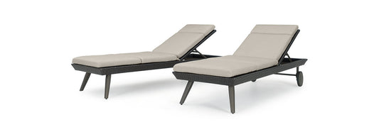 RST Brands - Portofino® Casual 4 Piece Sunbrella® Outdoor Lounger & Mattress | OP-PELS2-PORV