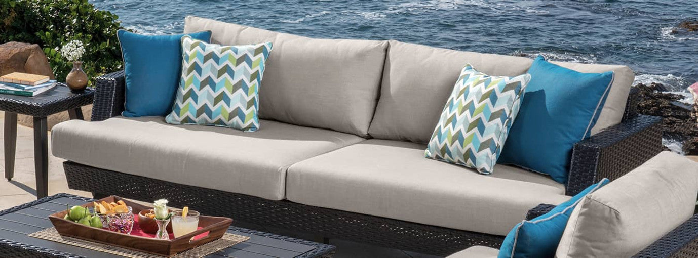 RST Brands - Portofino® Casual 71in Sunbrella® Outdoor Sofa | OP-PESOF71-PORV