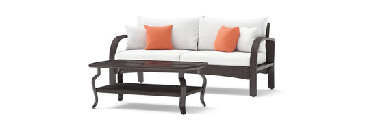 RST Brands - Barcelo™ Sunbrella® Outdoor Sofa & Coffee Table | OP-PESOF76T-BAR