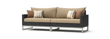 RST Brands - Milo™ Espresso 96in Sunbrella Outdoor Sofa