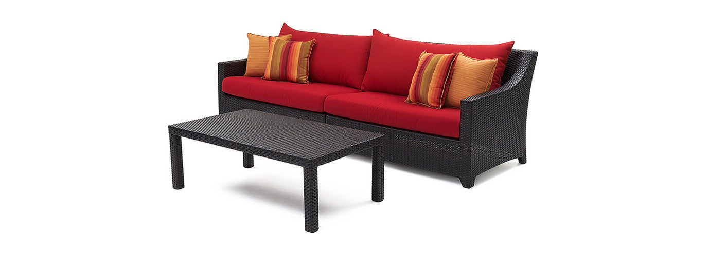 RST Brands - Deco™ Sunbrella® Outdoor Sofa & Coffee Table | OP-PESOFT