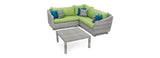 RST Brands - Cannes™ 4 Piece Sunbrella® Outdoor Sectional & Table | OP-PESS4-CNS