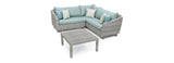 RST Brands - Cannes™ 4 Piece Sunbrella® Outdoor Sectional & Table | OP-PESS4-CNS