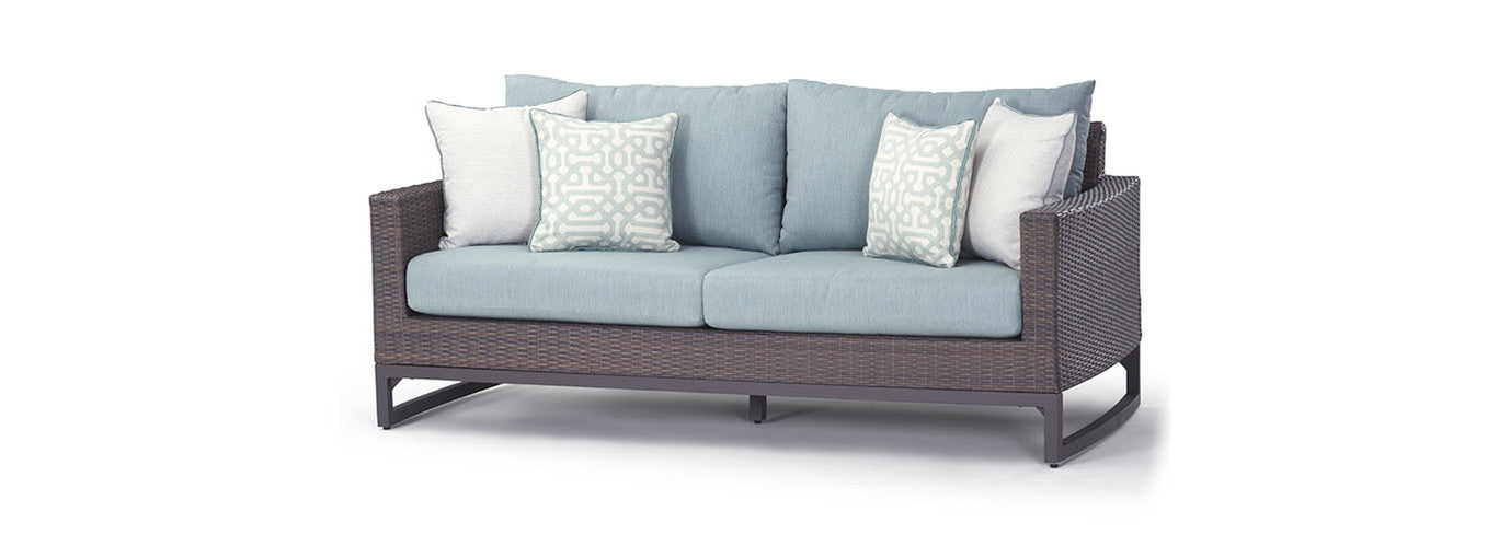 RST Brands - Milea™ 4 Piece Sunbrella® Outdoor Motion Seating Set | OP-PESS4M-MIL