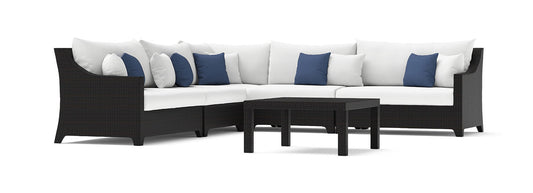 RST Brands - Deco™ 6 Piece Sunbrella® Outdoor Sectional & Table Set