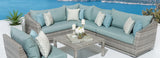 RST Brands - Cannes™ 6 Piece Sunbrella® Outdoor Sectional & Table | OP-PESS6-CNS