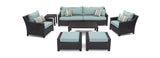 RST Brands - Deco™ 8 Piece Sunbrella® Outdoor Sofa & Club Chair Set | OP-PESS7
