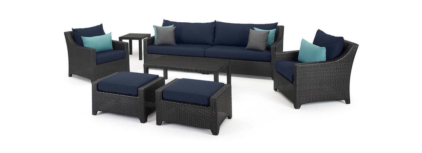 RST Brands - Deco™ 8 Piece Sunbrella® Outdoor Sofa & Club Chair Set | OP-PESS7