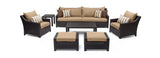 RST Brands - Deco™ 8 Piece Sunbrella® Outdoor Sofa & Club Chair Set | OP-PESS7