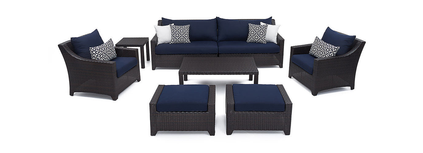 RST Brands - Deco™ 8 Piece Sunbrella® Outdoor Sofa & Club Chair Set | OP-PESS7