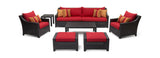 RST Brands - Deco™ 8 Piece Sunbrella® Outdoor Sofa & Club Chair Set | OP-PESS7
