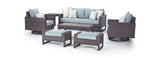 RST Brands - Milea™ 7 Piece Sunbrella® Outdoor Motion Seating Set | OP-PESS7M-MIL