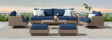 RST Brands - Portofino® Repose 7 Piece Sunbrella® Outdoor Motion Seating Set