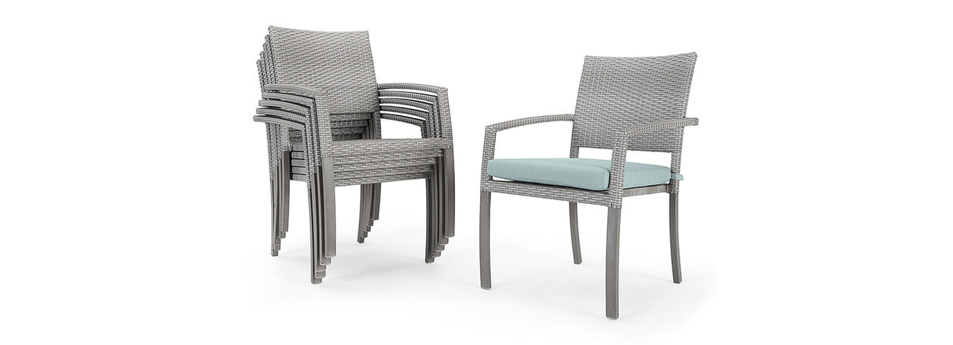 RST Brand - Portofino® Casual Set of 6 Sunbrella® Outdoor Dining Chairs