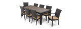 RST Brands - Deco™ 9 Piece Sunsharp® Outdoor Dining Set | OP-PETS9-DEC