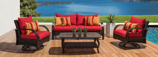 RST Brands - Barcelo™ 4 Piece Motion Club & Sofa Furniture Cover Set