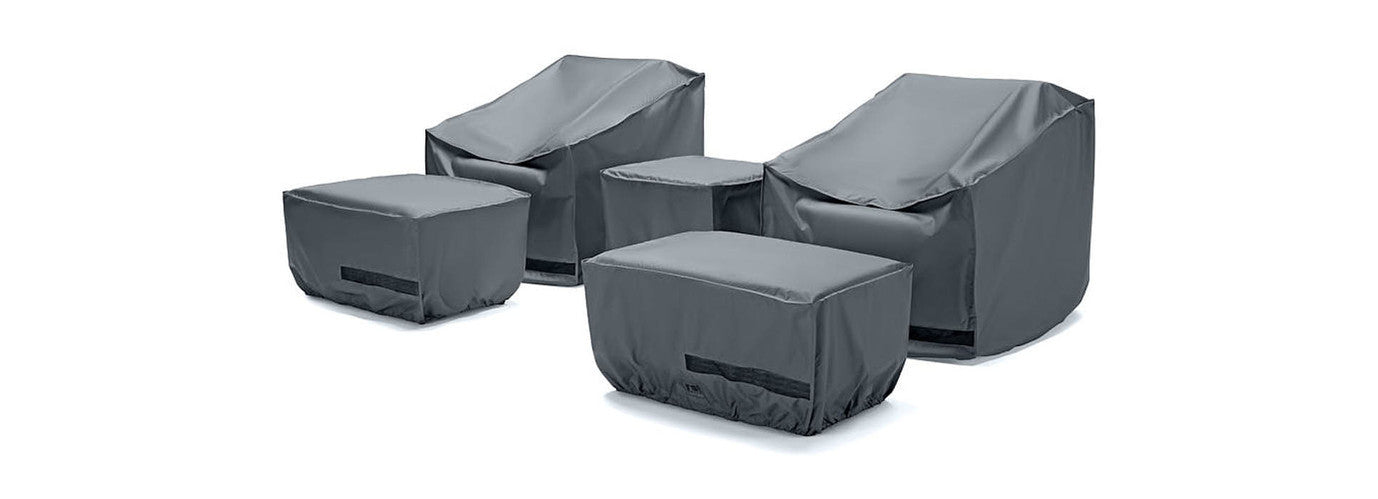 RST Brands - Milea 5 Piece Club Seating Furniture Cover Set