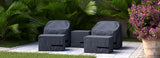 RST Brands - Milea 5 Piece Club Seating Furniture Cover Set