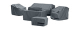 RST Brands - Deco™ 6 Piece Love and Club Seating Furniture Cover Set