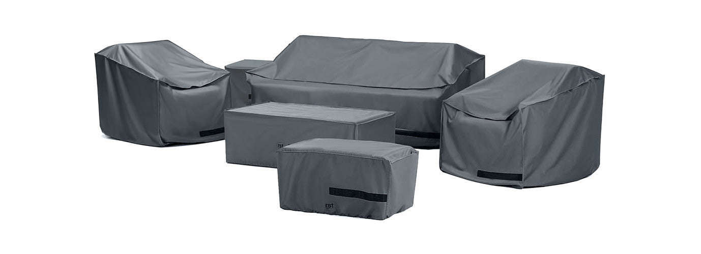 RST Brands - Cannes™ 6 Piece Love and Club Seating Furniture Cover Set