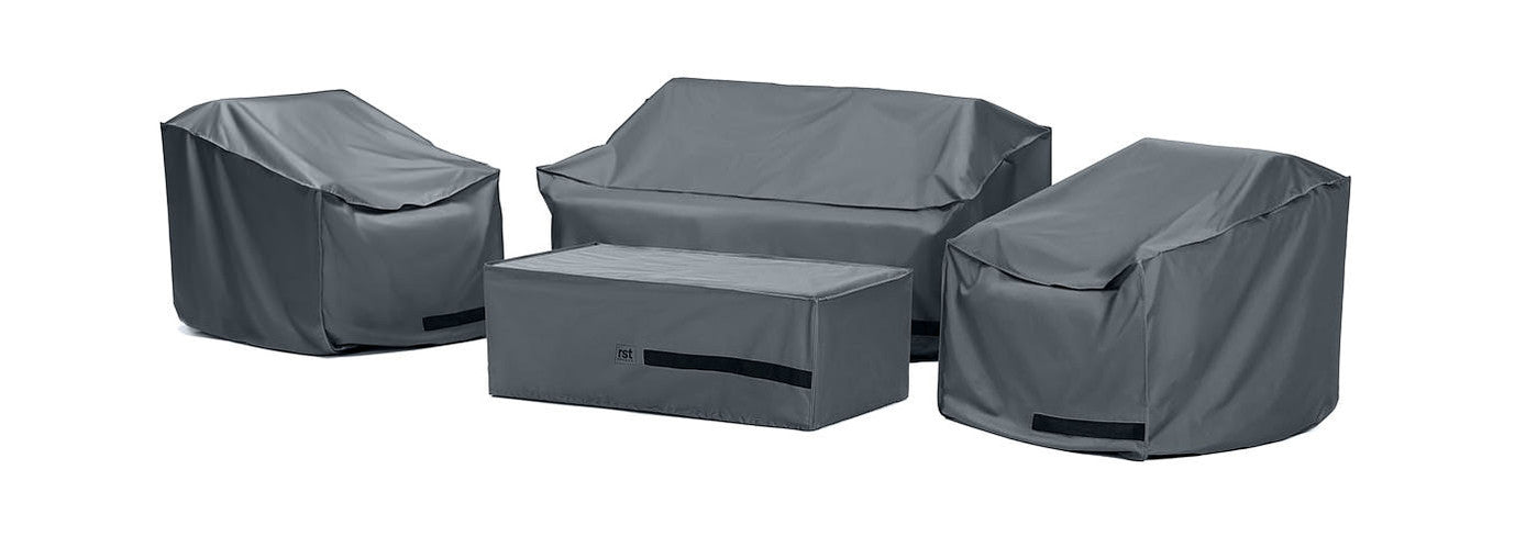 RST Brands - Portofino® Sling 4 Piece Loveseat Furniture Cover Set
