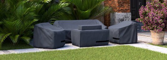 RST Brands - Milea 4 Piece Motion Fire Seating Furniture Cover Set