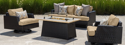 RST Brands - Portofino® Comfort 4 Piece Motion Fire Furniture Cover Set