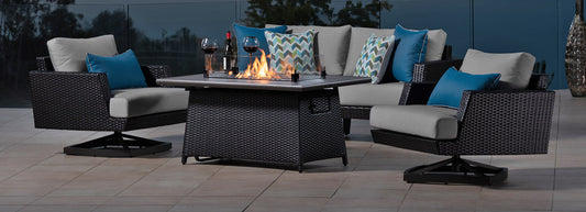 RST Brands - Portofino® Casual 4 Piece Motion Fire Seating Furniture Cover Set