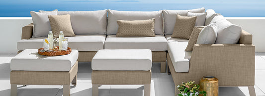 RST Brands - Portofino® Sling 6 Piece Sectional Furniture Cover Set