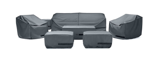 RST Brands - Portofino® Repose 6pc Club Seating Deluxe Furniture Covers