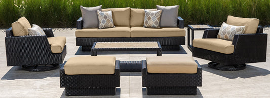 RST Brands - Portofino® Comfort 7 Piece Deep Seating Furniture Cover Set