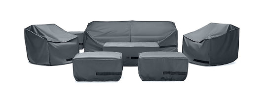 RST Brands - Portofino® Comfort 8 Piece Outdoor Club Seating Furniture Cover Set